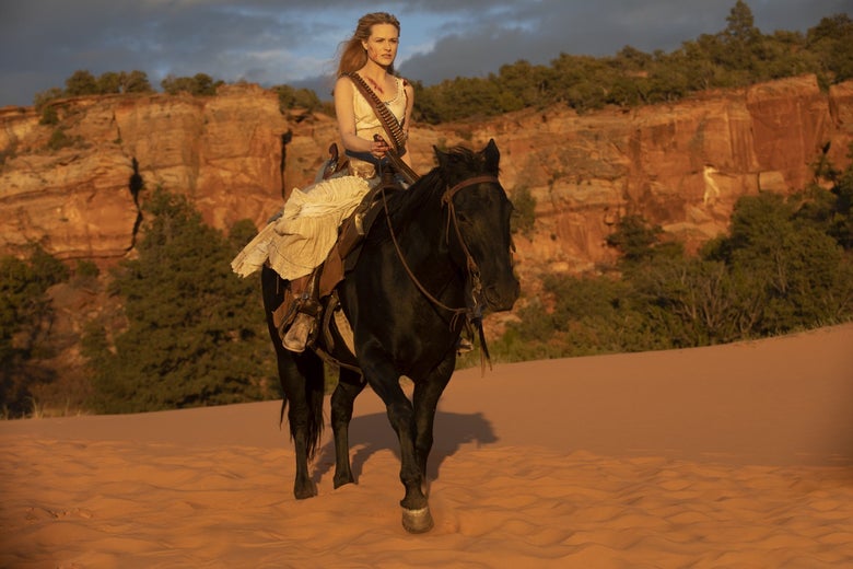 Evan Rachel Wood on Westworld